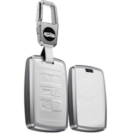 TECART Folding Smart Car Key Case Cover Fits VW Caddy Jetta Beetle EOS Golf 4 5 6 Polo Passat 3BG Scirocco Touran Leather Zinc Alloy Protective Key Cover Accessories 3 Button B Red