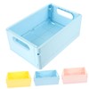 Levemolo 4Pcs Stackable Storage Box Versatile Sundries Organizer for Home