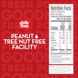 Jolly Time Xtra Butter, Ultimate Movie Theater Butter Microwave Popcorn, 3oz Sharing Bag, 6 Bags Per Carton (Xtra Butter, 3 Ounce (Pack of 6))