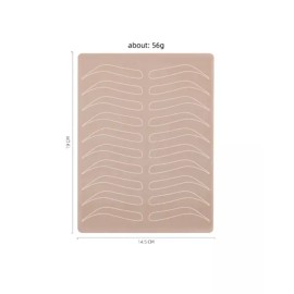 SupplyPM White Eyebrow Practice Skin