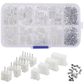 XH Kit XH Terminal Connector Housing Contact Pin Set 2p 3p 4p 5pin 2.54mm Pitch Terminal Housing Plug Connector Wire Connector Adapter Total 230pcs