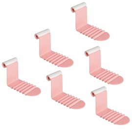 Chaofatchoy Sheet Straps - 6pcs Bed Sheet Lock, Pink Fitted Sheet Straps to Keep Sheets Firm & Tight, Secure Sheet Corner Holders for Elasticized Bedsheet Lock, No More Wrinkles or Slipping