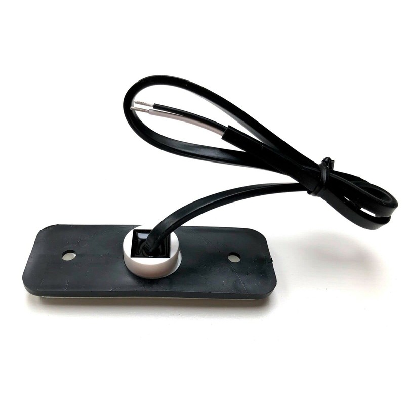 MelTruck® 2x White LED Marker Light E9 for Trailer Caravan