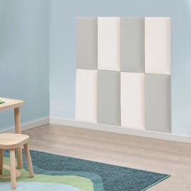 8 Pack Wall Panels, Self-Adhesive Wall Panel, Anti-collision Wall Padding 30mm