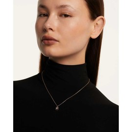 PDPaola Mini Letter F Necklace Letter Name Chain Gold, Sterling Silver, Cubic Zirconia