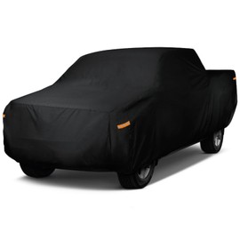 EzyShade 10-Layer Truck Cover Waterproof All Weather. See Vehicle Size-Chart for Accurate Fit. Outdoor Pickup Truck Covers - Silverado F150 RAM 1500. Sun Snow Rain. Black, Size T4 (See SizeChart)