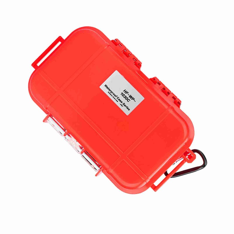 Outdoor Survival Shockproof Waterproof Storage Case Airtight Carry Box Container(Red)