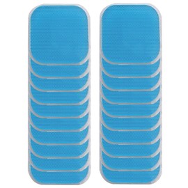 SHYSBV 20 Stück EMS Gel Pad Ersatz Selbsthaftende Hydrogel Pads für Muskelstimulation & Elektrostimulation, Kompatibel mit Bauchtrainer/Arm/Bein