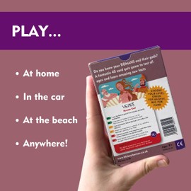 History Heroes: Romans - Ancient History Quiz Card Game for Kids, Adults, Game Night - Family Friendly Party Game About Ancient Rome - Fun & Educational Travel Game