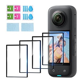 Tomat Curved Screen Protector for Insta360 X3 Flexible TPU Curved Film Screen Protector Compatible with Insta360 X3 Accessors(4 Pack)
