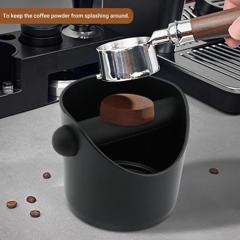 Coffee Knock Box, 4.3-Inch Espresso Grounds Knock Box