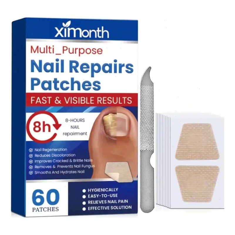 60 Parches Reparación De Uñas Nails Hongos