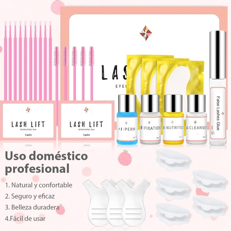kit de permanente de pestañas,Kit de Laminación de Cejas