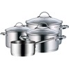 WMF Provence Plus Cromargan Stainless Steel Pot 4 Set 
