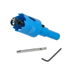 1 Inch Hole Saw with Arbor for Metal and Wood Cutting, Bi-Metal Hole Cutter, Wood and Metal Hole Saw 1" Hole Saw Kit for Drywall, Wood, PVC Boards, Fiberglass and Vent Pipes