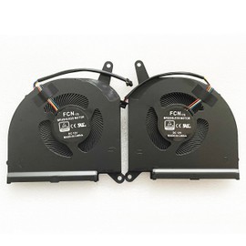 CPU+GPU Cooling Fan Replacement for Gigabyte Aorus 15P 15G 17G KB SB WB XB YB YC KC XC RX5G RX7G AERO 15 OLED SA 17 HDR XA RP75XA RP77XA RP77XD AERO 17 RP77 RP75W PLB07010S12HH DC12V (0.7CM)