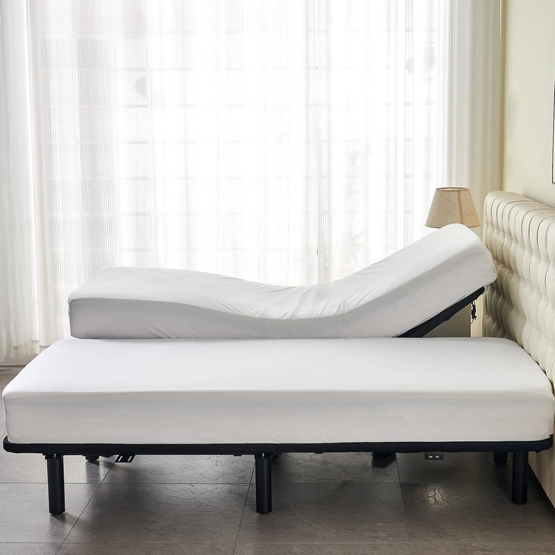 Waterproof Split Queen Mattress Protector for Adjustable Beds 30x80 (2PCs)