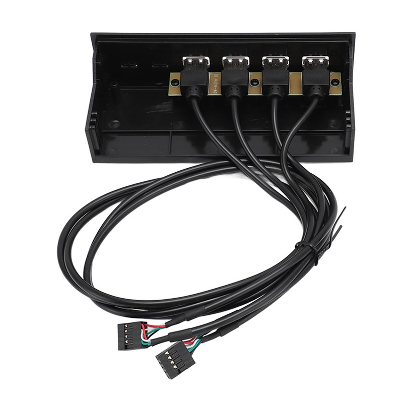 USB Front Panel Hub 5.25in 4 Ports High Speed Stable
