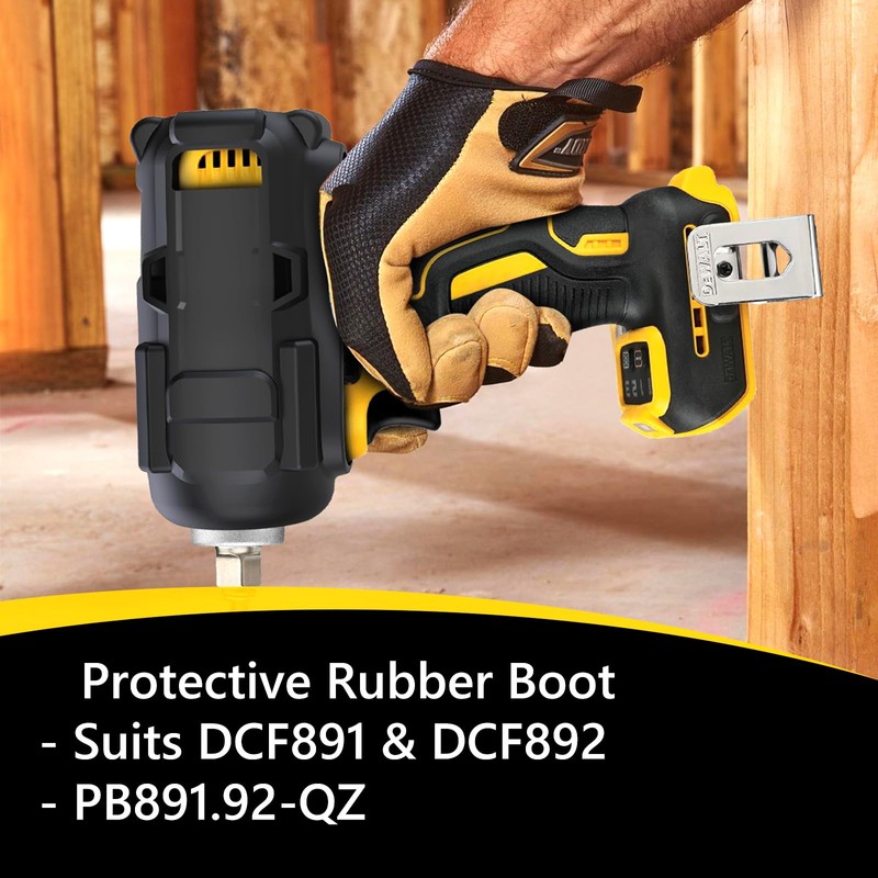 20V Max Cordless Impact Rubber Protective Boot PB891-92B(DCF891) 20V Max