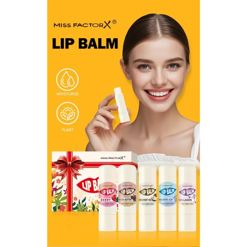 Set Labial Acido Hialuronico Aroma Naranja Hidratante Mlm
