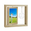 Golfball Display Frame Including Clear Round Golfball Display Box &