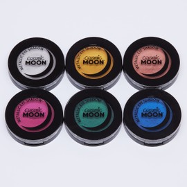 Metallic Eye Shadow by Cosmic Moon | Makeup for face | 3.5g (Set of 6)