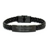 The World's Greatest Developer Interlaced Leather Bracelet Gift from Men