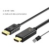 4K 60Hz Compatible for HD Multimedia Interface to DisplayPort Adapter