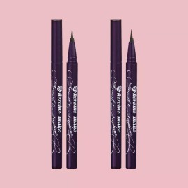 Heroine Make [1+1] 히로인메이크 스무스 리퀴드 아이라이너 슈퍼 킵 [7.03 브라운 블랙(SK)/01 딥블랙(SK)] [1+1] Heroine Make Smooth Liquid Eyeliner Super Keep [7.03 Brown Black(SK)/01 Deep Black(SK)]