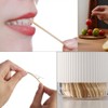 Bamboo Cocktail Toothpick Set with Toothpick Box - 300 Pcs
