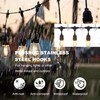 PlusRoc 20 Pack Ceiling Hooks for Hanging Plants Outdoor String
