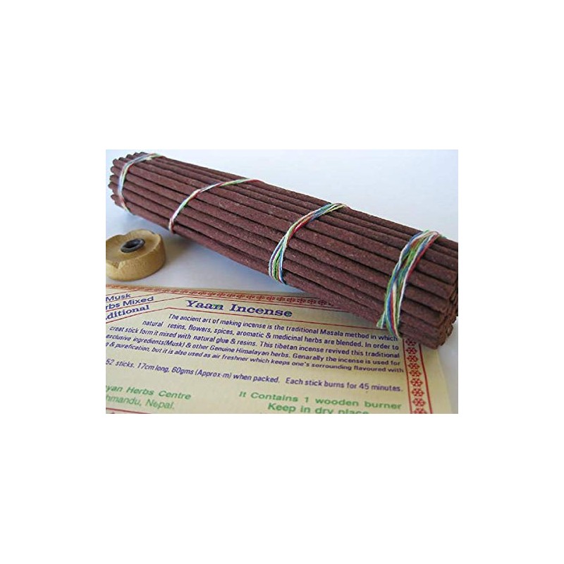 Traditional Yaan Tibetan Nepalese Incense Musk & Herbs Mixed 48