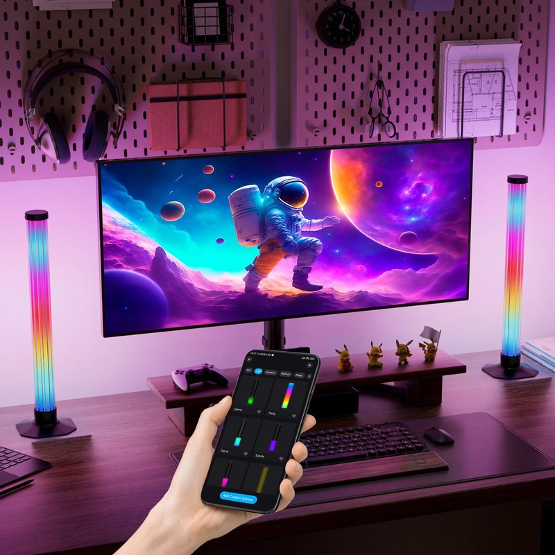 MIWATT 32 cm 360° RGB Smart LED Mood Light with