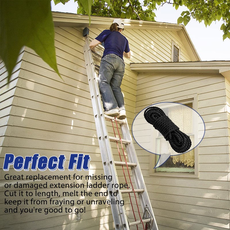 AC30-2 Extension Ladder Rope Replacement Compatible with Wernerr Extension Ladders,