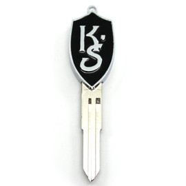 Rotary13B1 Silvia K's Key Blank in Black Enamel for Ignition Door - 240SX