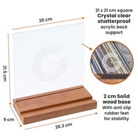 Legend Vinyl LP Display Stand. The Stylish Way to Display and Enjoy The Album You are Now Playing. Perfect turntable Accompaniment for All Vinyl Enthusiast.