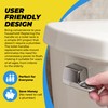 Qualihome TOTO Toilet Handle Replacement THU004-CP - Side Mount Toilet
