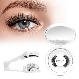 Higu clace Magnetic Eyelashes, Magnetic Eyelashes Without Eyeliner, Magnetic Eyelashes with Applicator, Eyelashes Magnetic Natural Look, No Glue Required Eyelashes Magnetic (KIT-A)