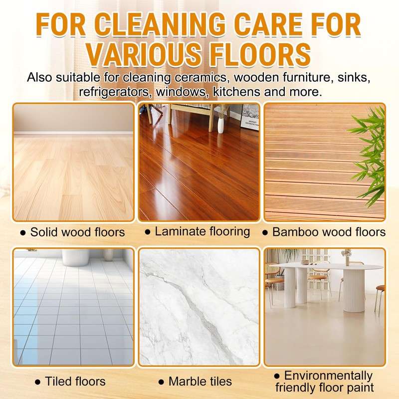 LINARTS Floor Cleaner Liquid for Mopping, Household Hardwood Floor Cleaner,