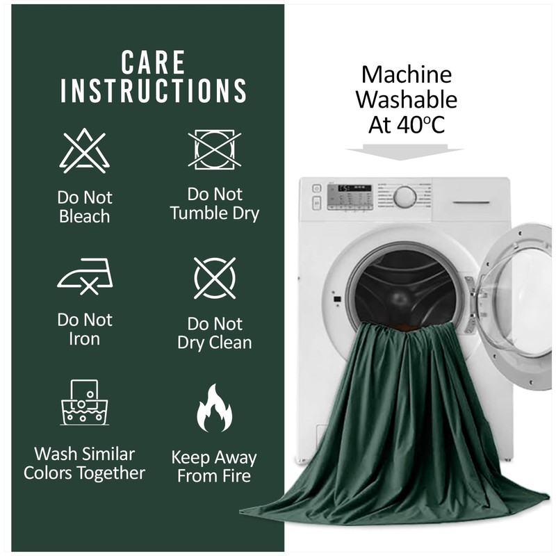 Microfiber Fitted Sheet Double - Plain Bed Sheets - Deep
