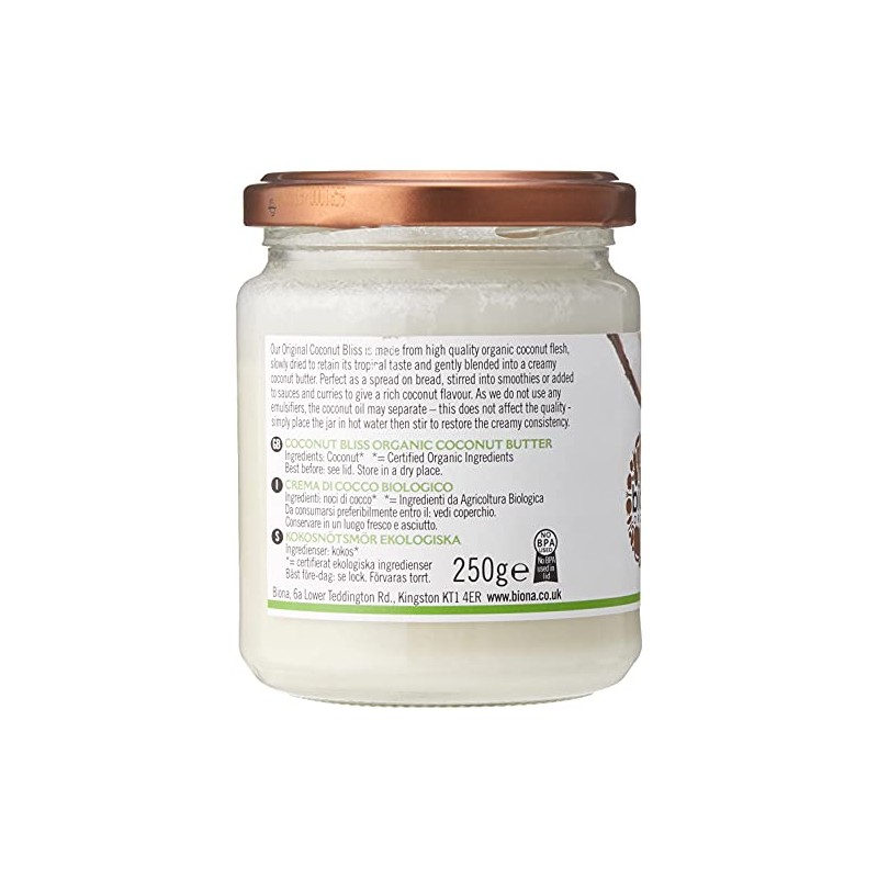 Biona Coconut Bliss Organic, 250g