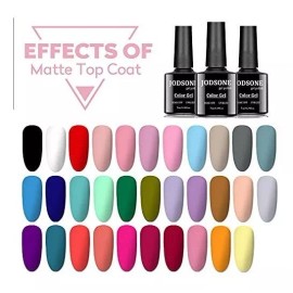 Jodsone Gel De Uñas 32 Colores Juego Con Lampara Y Herramientas