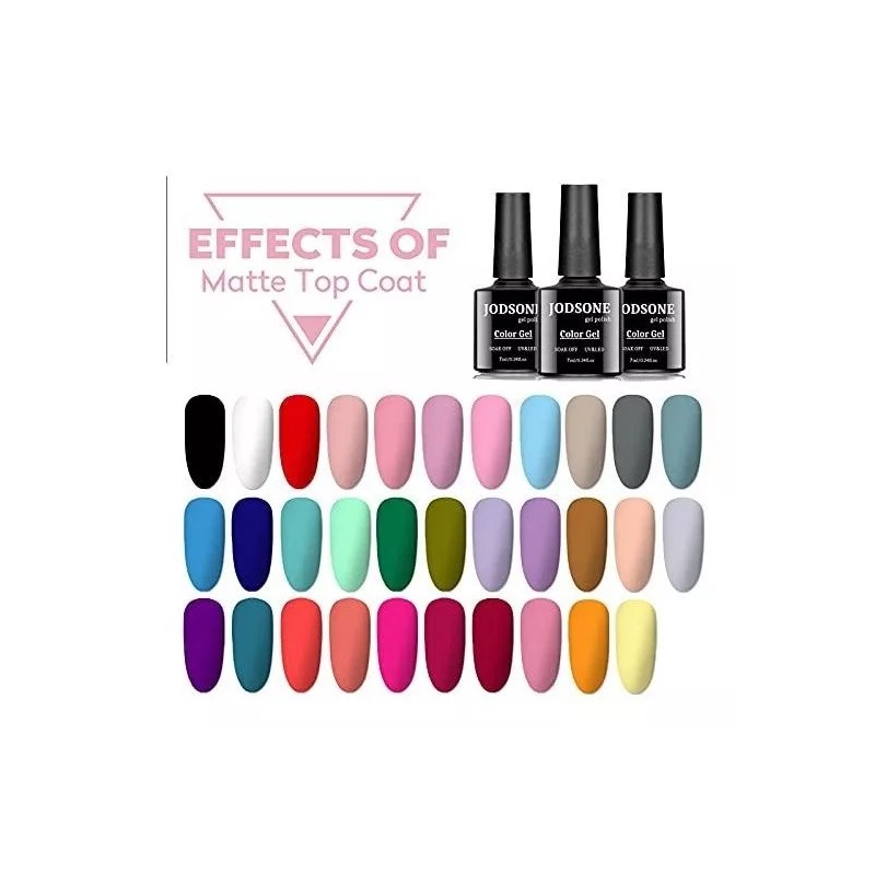 Jodsone Gel De Uñas 32 Colores Juego Con Lampara Y