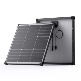 Callsun 50 Watt Solar Panel 12V, N-Type 16BB 50W Solar Panel,25% High Efficiency Monocrystalline PV Modules,Ideal for RV, Van, Trailer, Camper, Marine, Rooftop,Off-Grid (50w Single Panel)