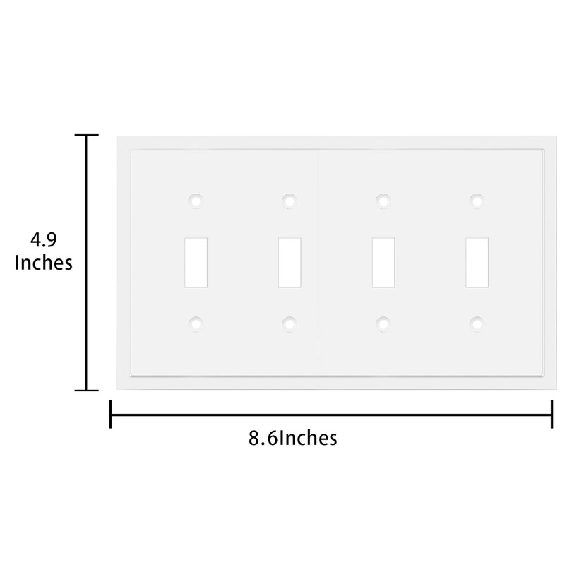 Henne Bery Modern Edge Decorative Wall Plate Switch Plate Outlet