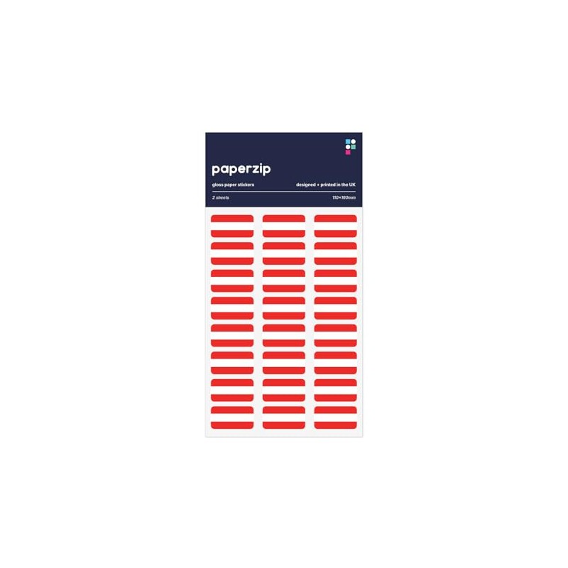 PAPERZIP - Austria Flags (Flagge Österreichs) – 48 Stickers for