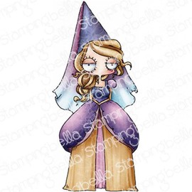 Stamping Bella, Rubber Stamp, Oddball Fairytale Princess