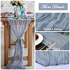 LIKHOPER Cheese Cloth Table Runner, 2 Pack 90 x 400CM