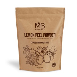 MB Herbals Lemon Peel Powder 227g | Half Pound | 100% Pure | For Face Pack | External Use Only