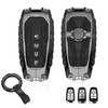 Key Fob Cover Metal Key Shells Protective Case Compatible with